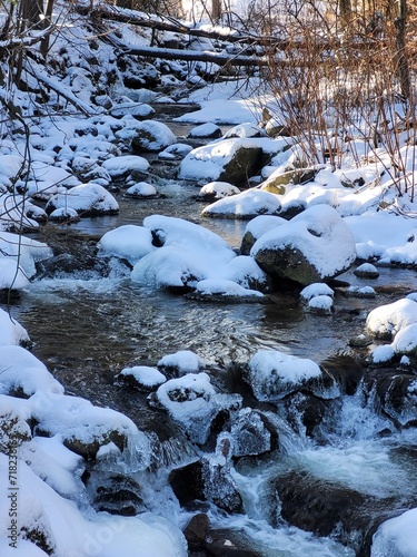 river in winter