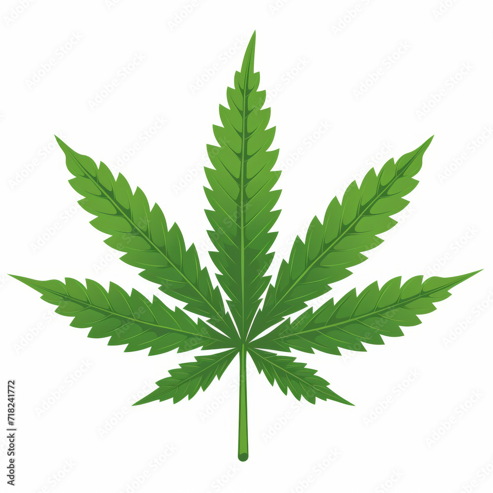 Cannabis indica green leaf logo on white background. Growing medical marijuana. Celebration and consumption of cannabis and marijuana. 420 celebration day, cannabis liberalization and legalization. Cannabis indica green leaf logo on white background. Growing medical marijuana. Celebration and consumption of cannabis and marijuana. 420 celebration day, cannabis liberalization and legalization.