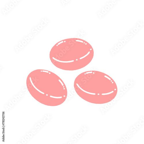 svg donate blood doodle element set