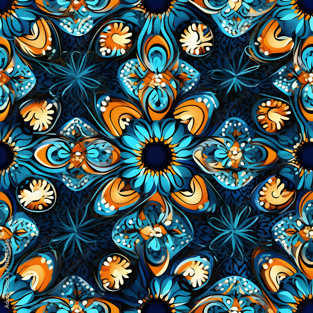 geometric floral tile pattern, batik floral tile pattern, floral motif seamless pattern geometric floral tile pattern, batik floral tile pattern, floral motif seamless pattern