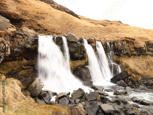 Gluggafoss is a waterfall in southern Iceland  specifically in the Flj  tshl     area