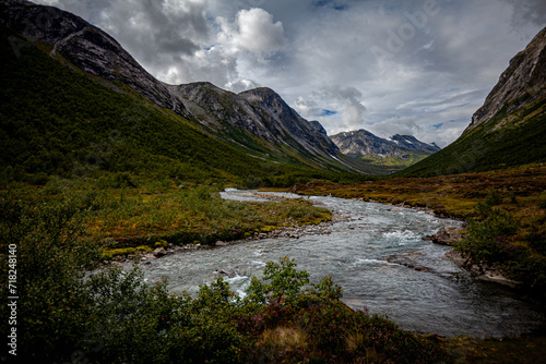 Landscape of Norway in summer