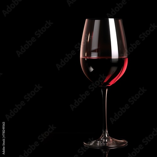 a red wine, studio light , isolated on white background