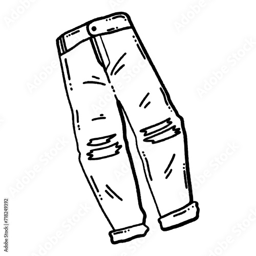 svg fashion style doodle element set
