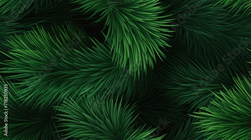 Abstraction of green needles. Intricate and vibrant illustration capturing the essence of nature