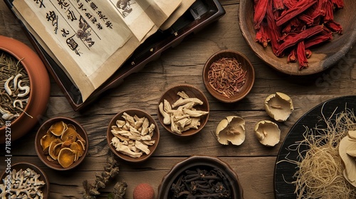 Ingredients for a Chinese medicine formula