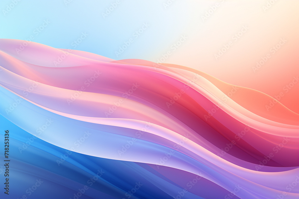 Abstract background with smooth lines in blue and pink colors Abstract background with smooth lines in blue and pink colors