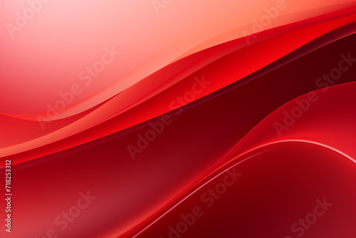 Abstract red background with curve lines.  photo