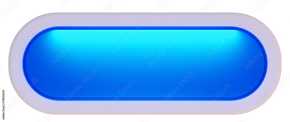 Button on the white background. 3d rendering. Button on the white background. 3d rendering.