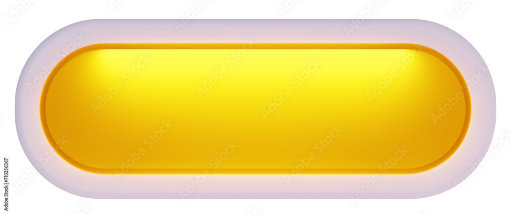 Button on the white background. 3d rendering. Button on the white background. 3d rendering.