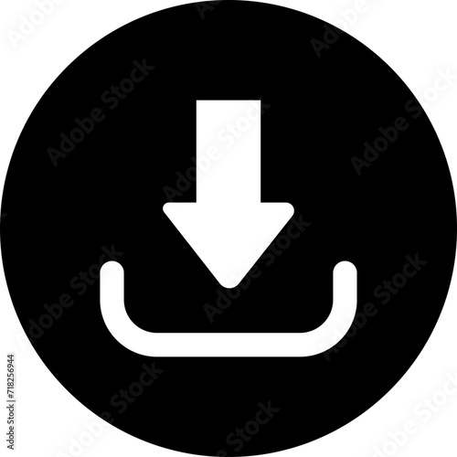 Download icon . Software download icons, Load symbol. Download button, Download files icons. simple download icon isolated on transparent background. Arrow downloading icon. software download icon.