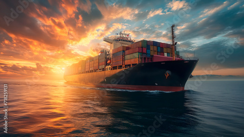 Barco de transporte de mercancías, carguero
 photo