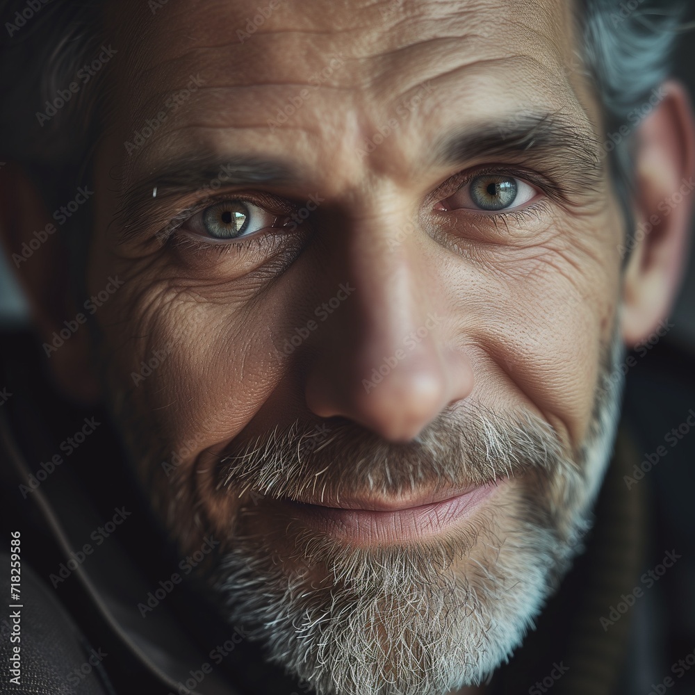 Obraz premium close up portrait of a happy man