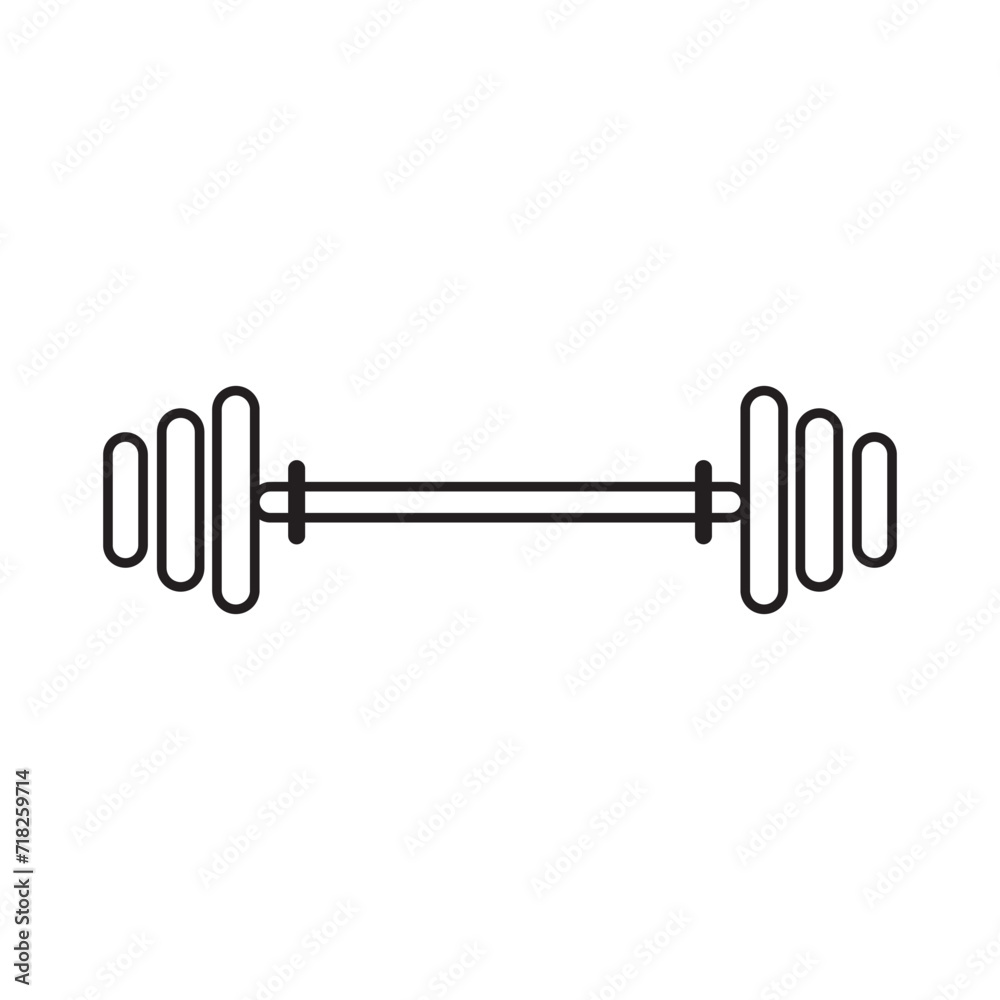 dumbbell weights isolated on white
Barbel, Dumbbell Gym Icon Logo Template gym Badge, Fitness Logo Design
icon editable stroke, sign, symbol outline line button isolated on white