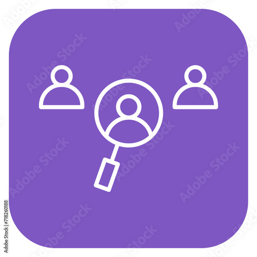 Employees Search Icon of Human Resource iconset.