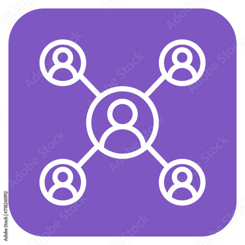 Connected People Icon of Internet of Things iconset.