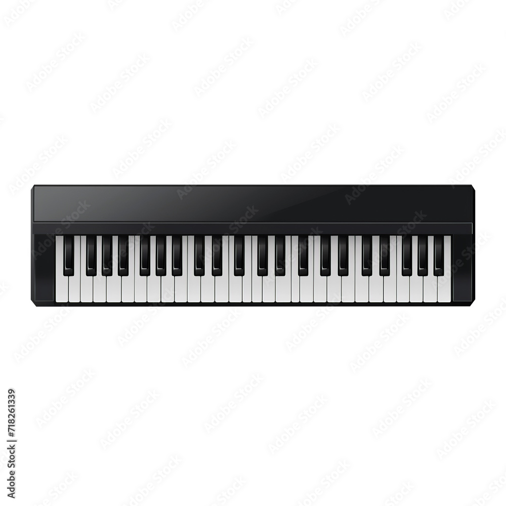Electric Keyboard on transparent background Electric Keyboard on transparent background