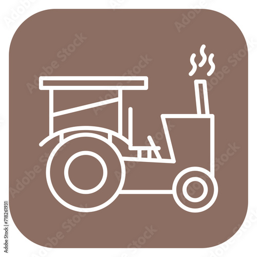 Tractor Icon of Farming iconset.