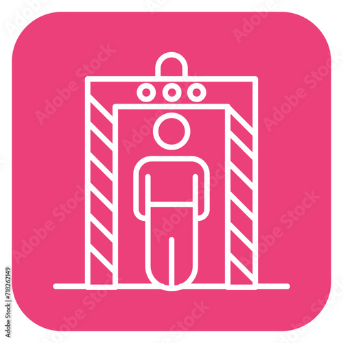 Metal Detector Icon of Emergency Services iconset.