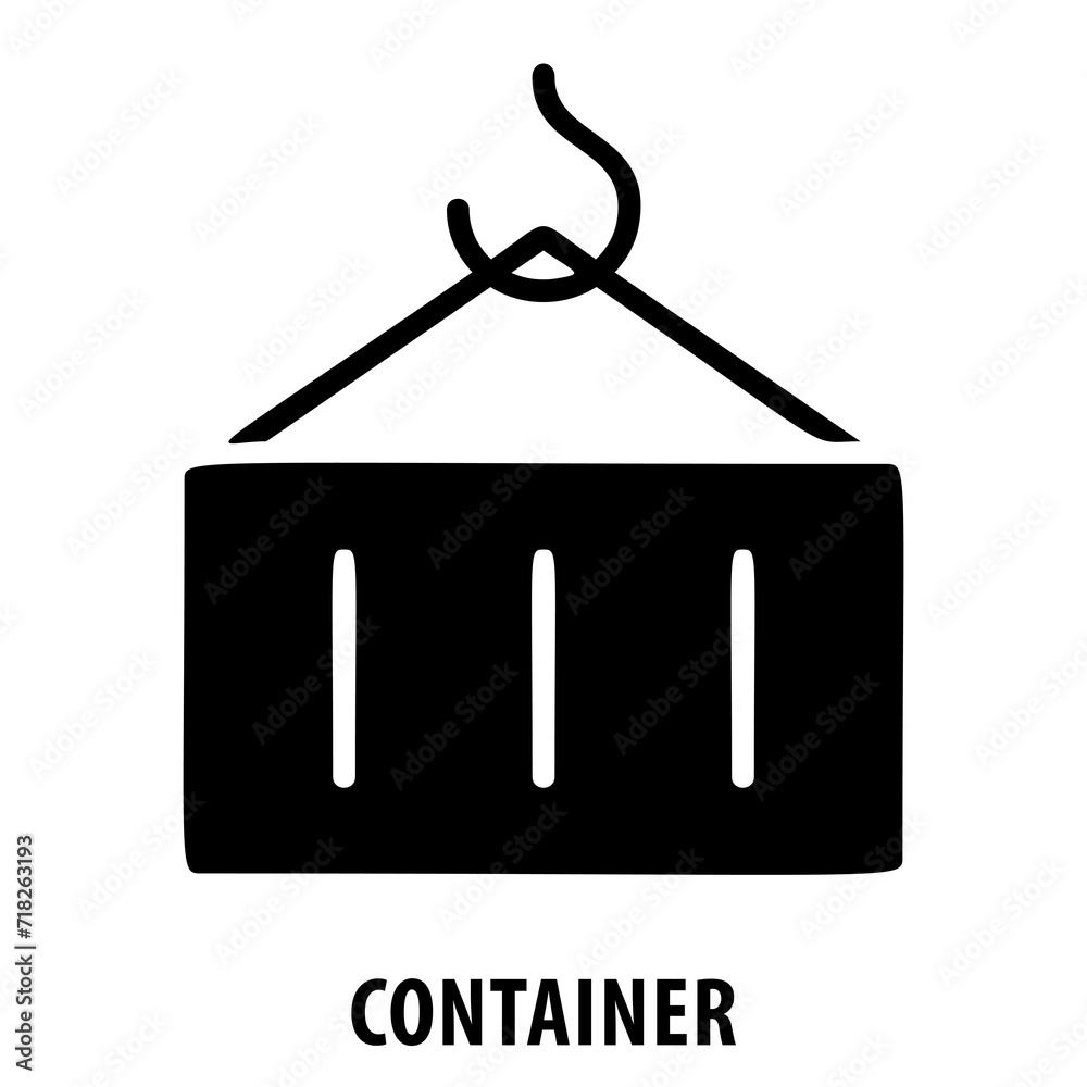 Container, shipping, logistics, cargo, delivery, freight, transport ...