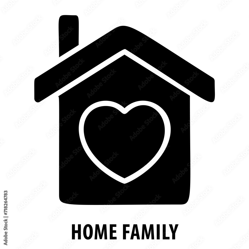 Home, family, house, residence, home family icon, real estate, housing, domestic, property, dwelling, residence symbol, family concept, living space, home sweet home Home, family, house, residence, home family icon, real estate, housing, domestic, property, dwelling, residence symbol, family concept, living space, home sweet home