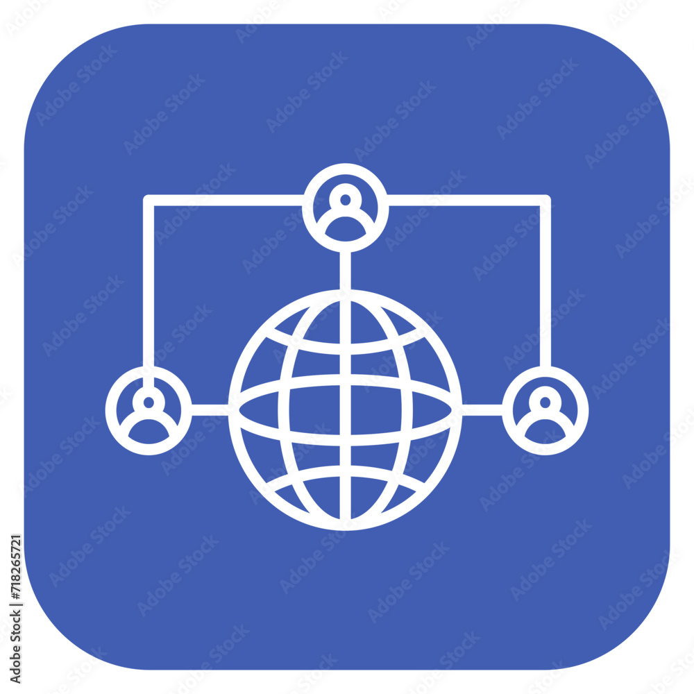 Global Communication Icon of Seo and Web iconset.