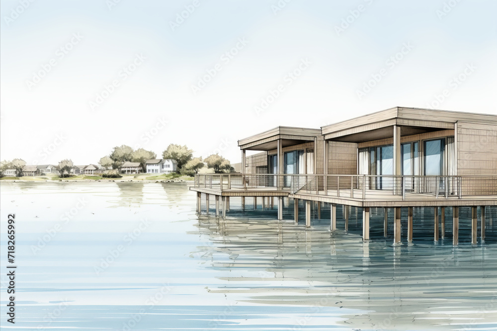 Modern Waterfront Architecture Design