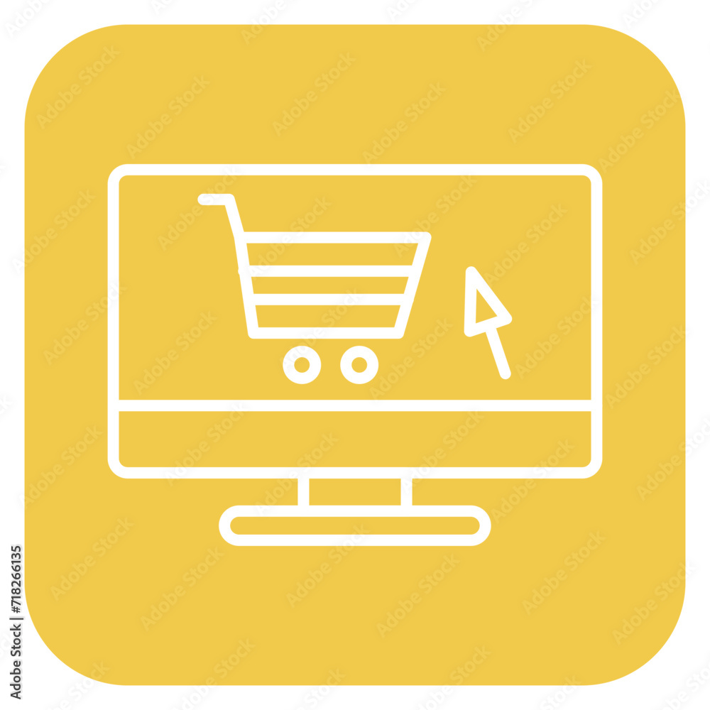 Online Shopping Icon of Shopping and Ecommerce iconset. Online Shopping Icon of Shopping and Ecommerce iconset.