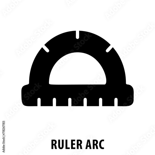 Ruler, arc, measurement, geometry, school supplies, drafting, drawing tool, mathematics, arc ruler, geometry tool, education, precision, ruler icon, curved line, curved ruler