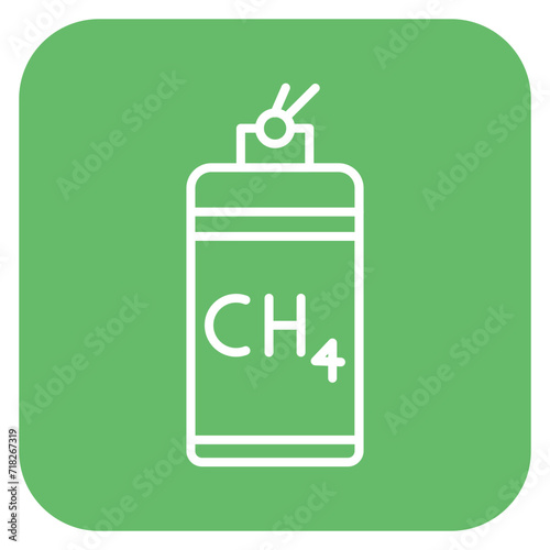 Methane Icon of Pollution iconset.