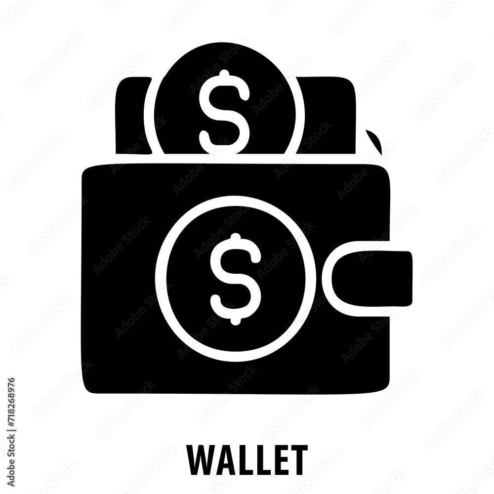 Wallet, money, finance, payment, financial, Wallet icon, currency, cash, purse, business, banking, shopping, budget, wallet with money Wallet, money, finance, payment, financial, Wallet icon, currency, cash, purse, business, banking, shopping, budget, wallet with money