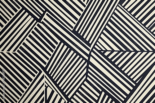 Geometric lines vector seamless pattern. Modern texture with stripes, squares, chevron, arrows, lines. Abstract black and white linear graphic background. Retro sport style ornament. Repeat geo design photo