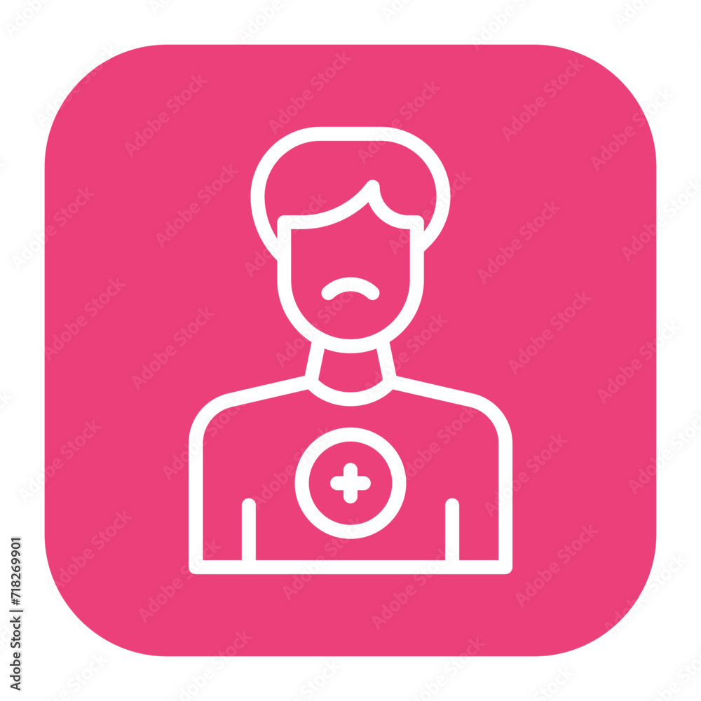 Male Patient Icon of Health Checkup iconset. Male Patient Icon of Health Checkup iconset.