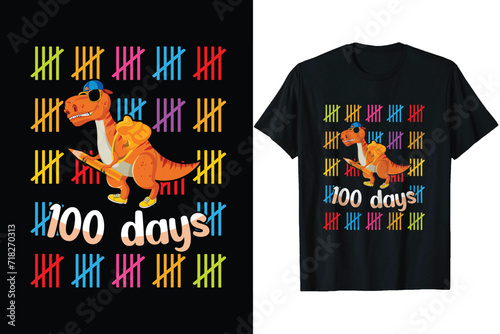 100 Days Kindergarten T shirt design