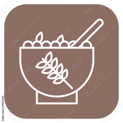 Granola Icon of Morning and Breakfast iconset.