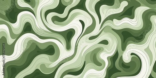 Organic patterns, Coral reefs patterns, white and olive, vector