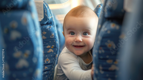 Peekaboo Toddler on Train: Joyful Journey photo
