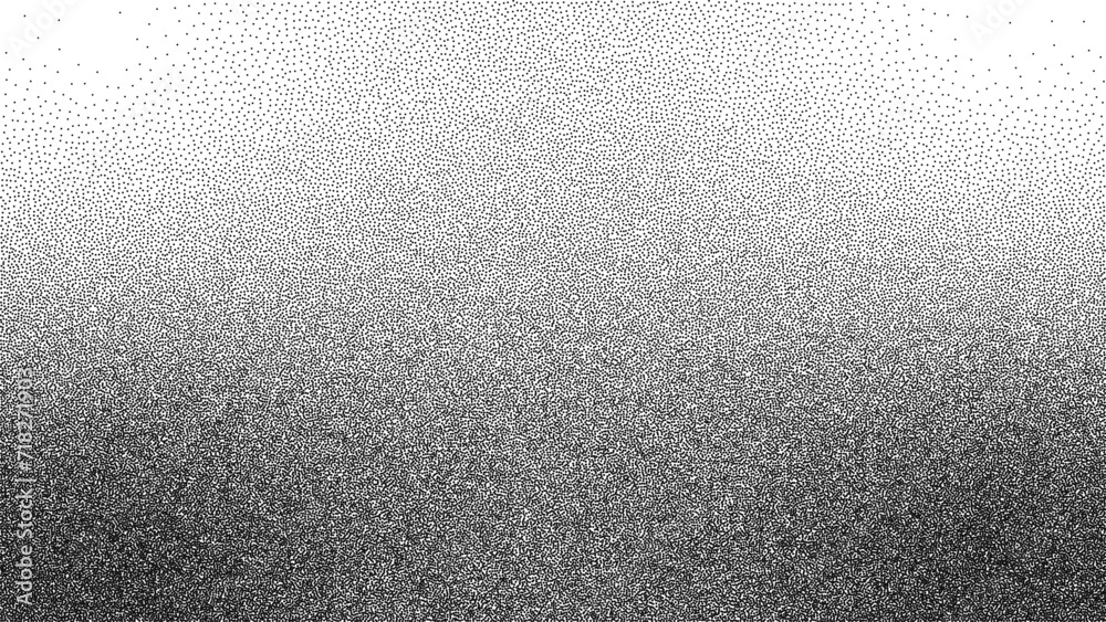 Gradient noise background of large chaotic spots. Grainy pattern of dots. Vector illustration. Gradient noise background of large chaotic spots. Grainy pattern of dots. Vector illustration.