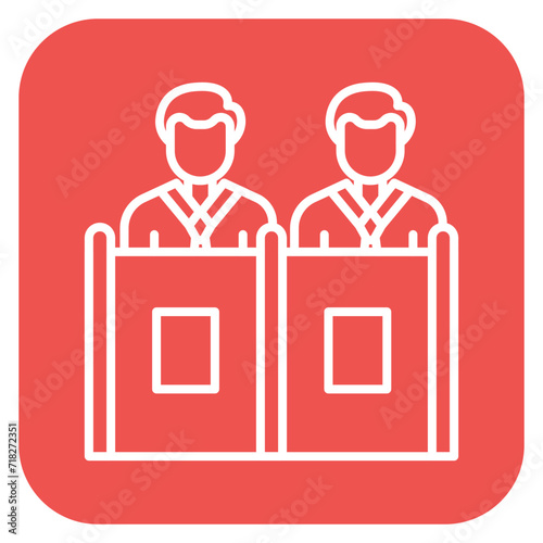 Jury Icon of Crime and Law iconset.
