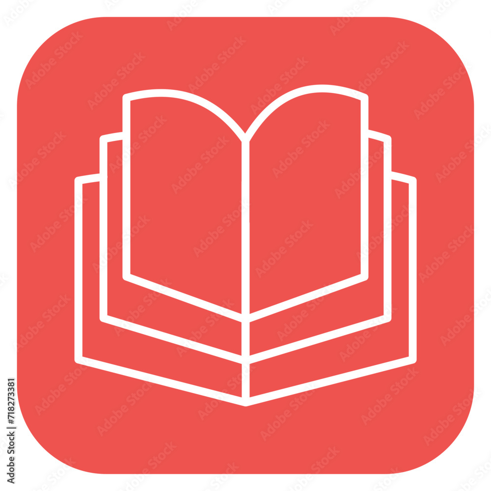 Open Book Icon of Learning iconset. Open Book Icon of Learning iconset.