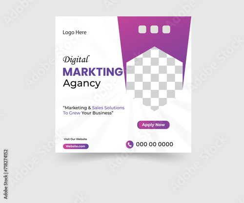 Social media post template design vector. Healthcare Social Media Post Templates.Worship Conference Flyer & Social Media Post Templates.