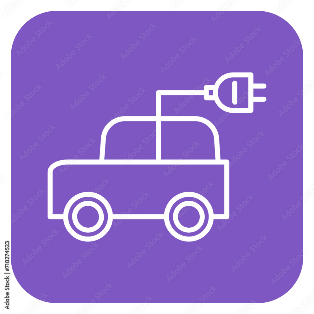 Electric Car Icon of Sustainable Energy iconset. Electric Car Icon of Sustainable Energy iconset.