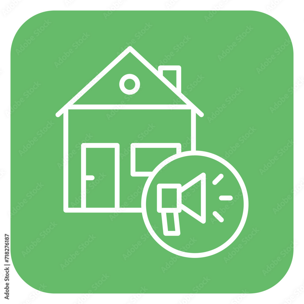 House Marketing Icon of Real Estate iconset. House Marketing Icon of Real Estate iconset.