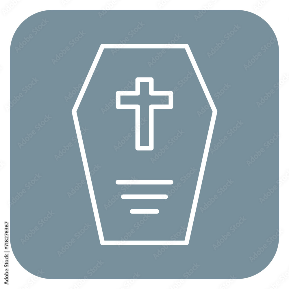 Coffin Icon of Funeral iconset. Coffin Icon of Funeral iconset.