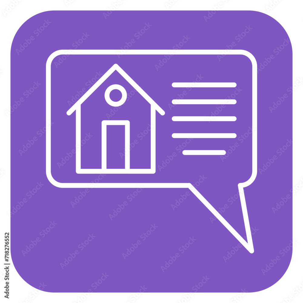 House Talk Icon of Real Estate iconset. House Talk Icon of Real Estate iconset.