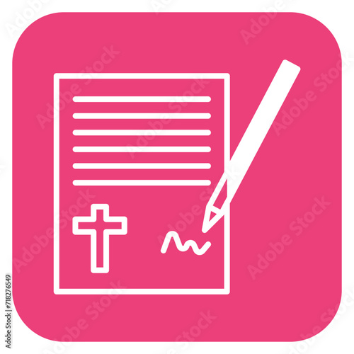 Testament Icon of Funeral iconset.