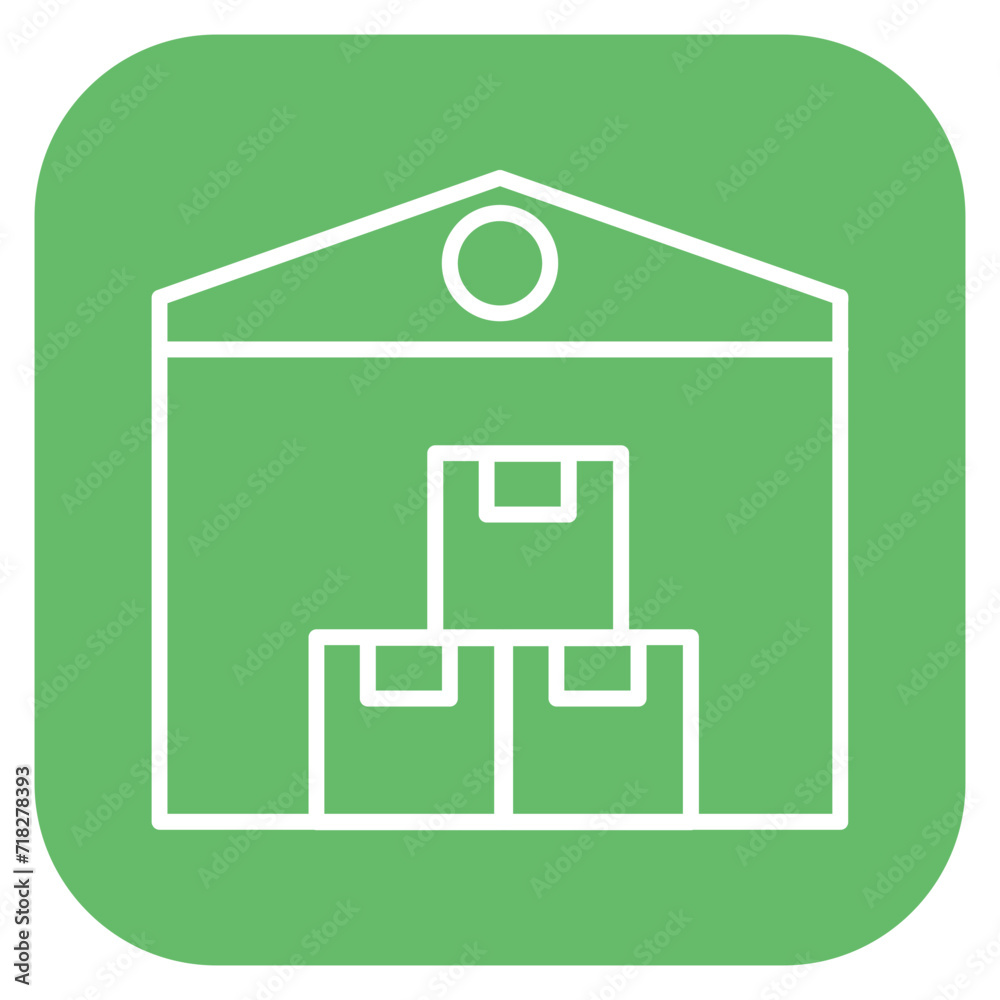 Warehouse Icon of Delivery and Logistics iconset. Warehouse Icon of Delivery and Logistics iconset.