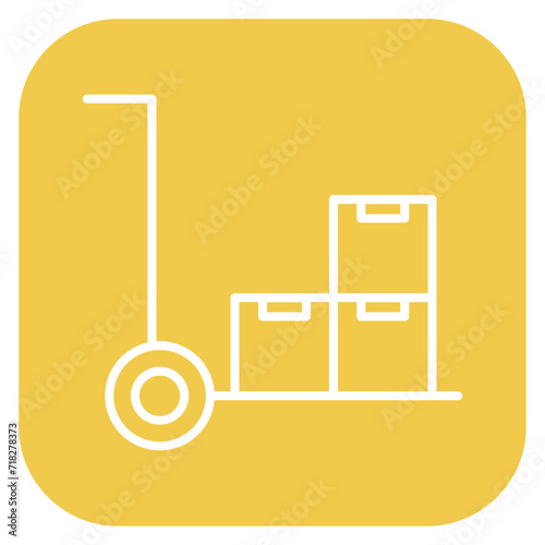 Trolley Icon of Delivery and Logistics iconset.