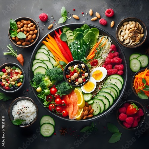 Healthy food Background