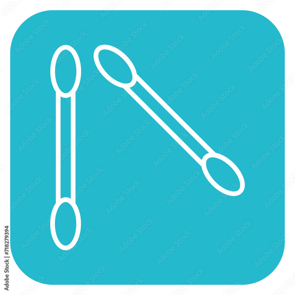 Cotton Swabs Icon of Hygiene Routine iconset. Cotton Swabs Icon of Hygiene Routine iconset.